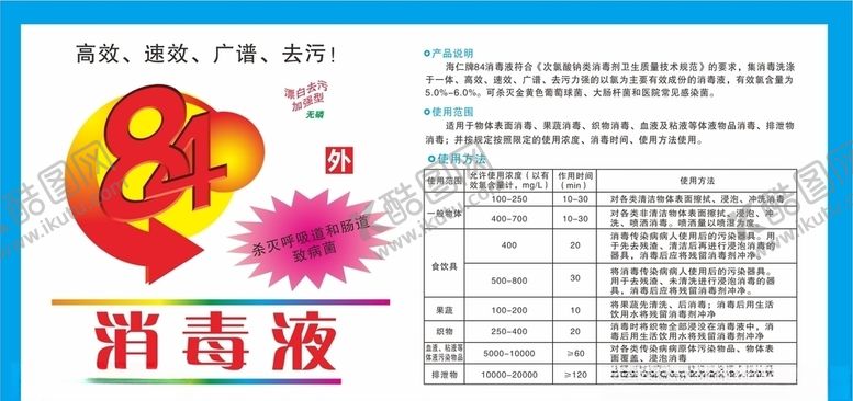 编号：81391409151355412395【酷图网】源文件下载-84消毒液