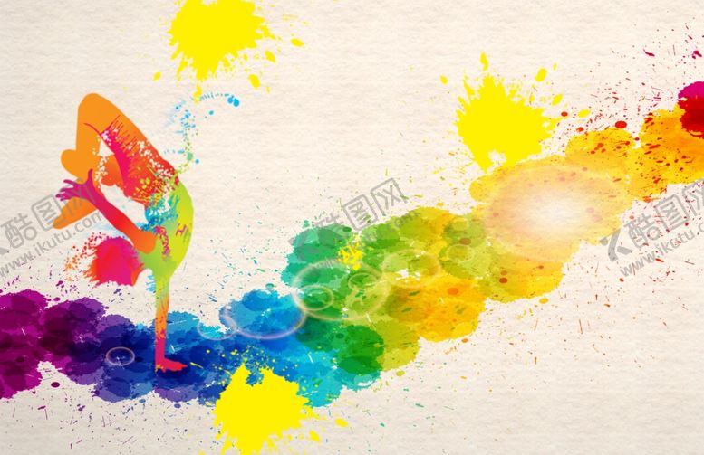 编号：17214010171449128056【酷图网】源文件下载-抽象泼墨舞蹈背景壁纸