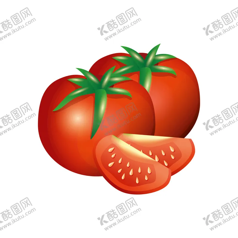 编号：36905209131654432549【酷图网】源文件下载-卡通番茄