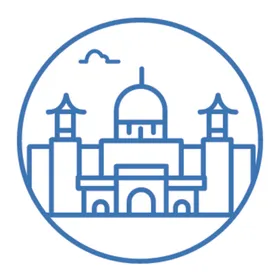 中国城市地标建筑简笔画