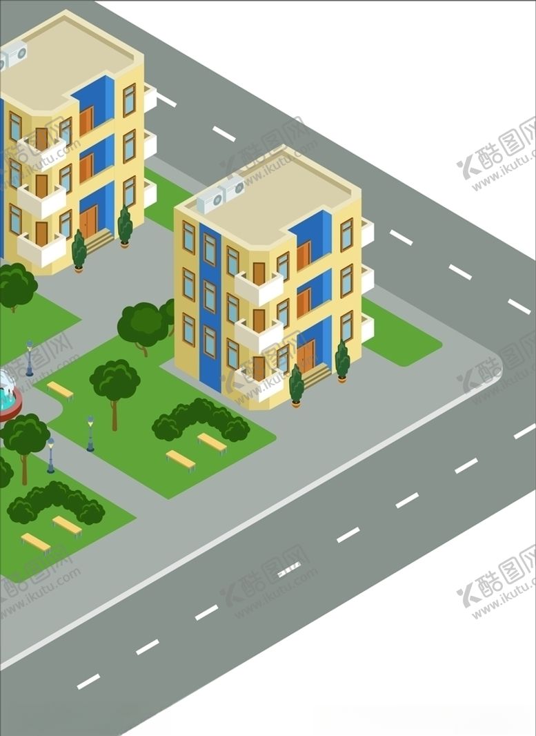 编号：99448110281948556998【酷图网】源文件下载-住宅区