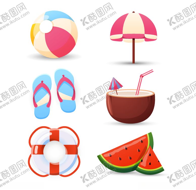 编号：53981409290328253821【酷图网】源文件下载-夏日元素