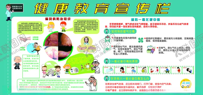 编号：11954706300825387912【酷图网】源文件下载-健康教育宣传栏