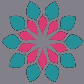 波西米亚风格花纹图案
