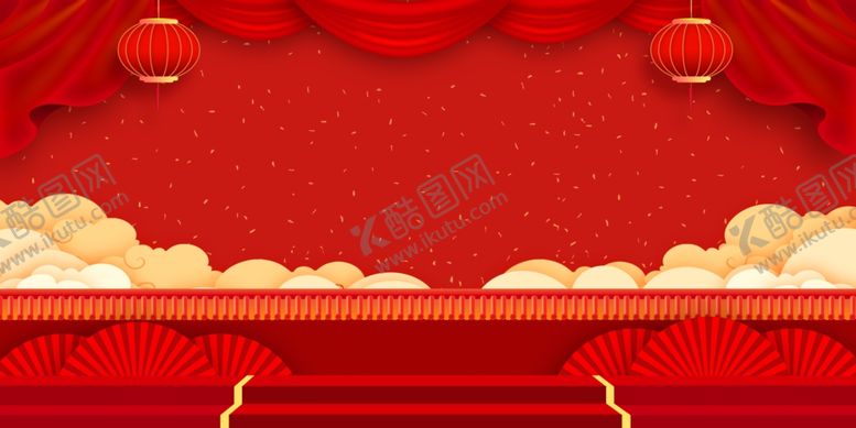 编号：87372107130110432035【酷图网】源文件下载-新年背景