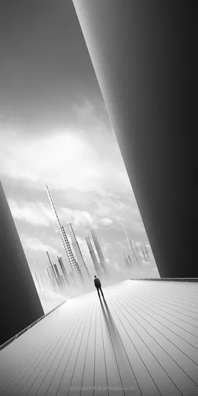 空间科技窗外艺术