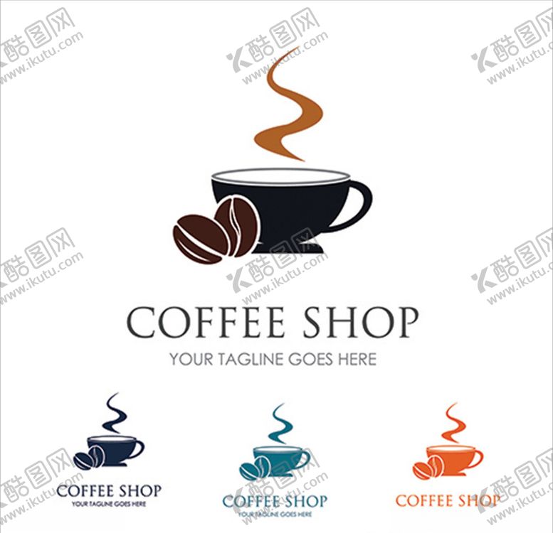 编号：44026806190707487855【酷图网】源文件下载-咖啡店铺标志