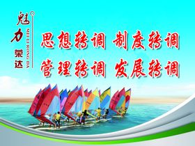 蓝天白云企业展板企业篇