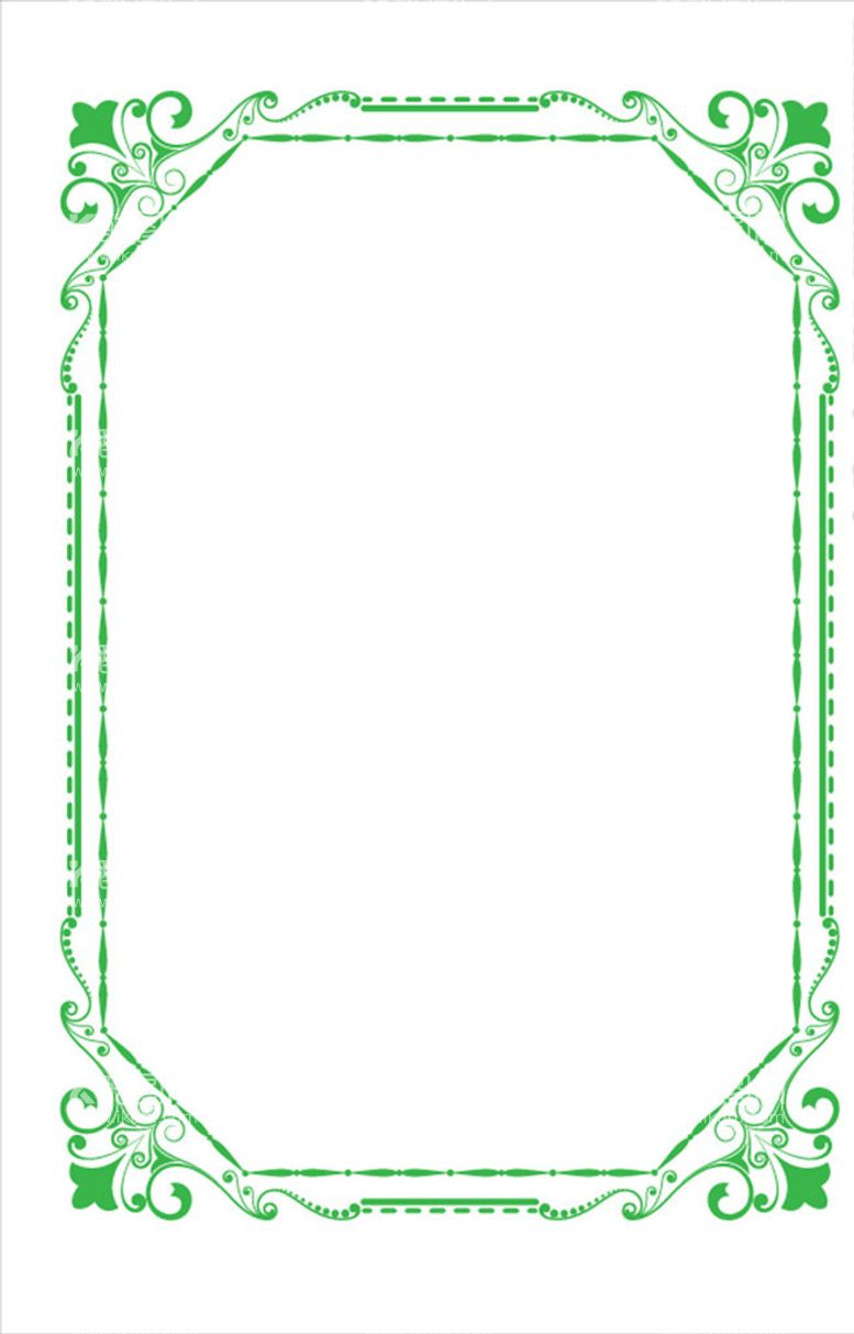 编号：10374203171753304820【酷图网】源文件下载-绿色花边