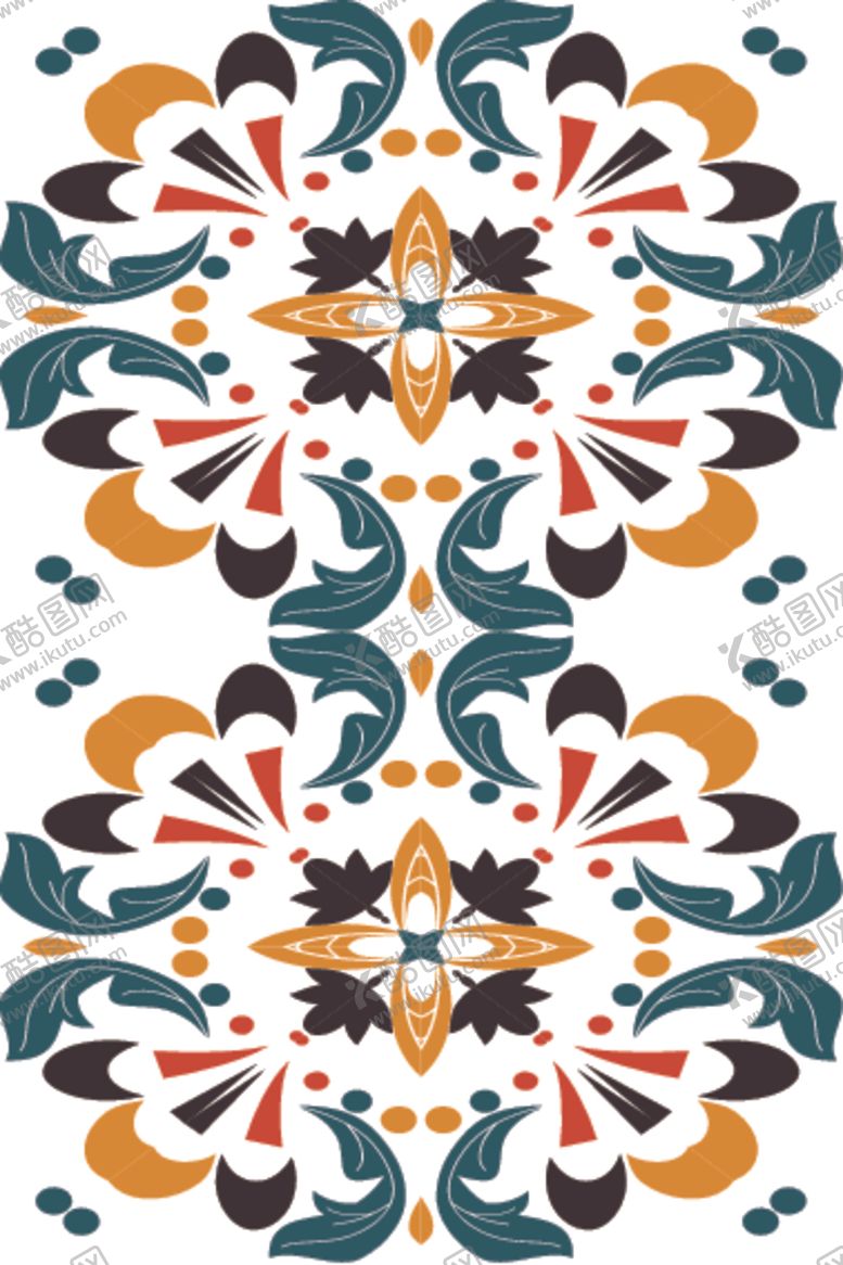 编号：13752809151346042141【酷图网】源文件下载-复古民族花纹图案