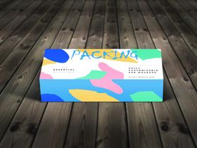 纸巾盒子包装样机