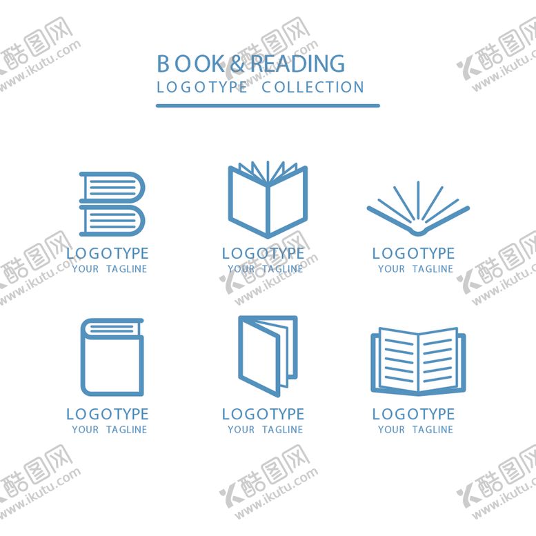 编号：56973609170754108436【酷图网】源文件下载-书籍教育培训logo标志