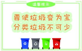 垃圾分类回收请勿乱扔社区卫生