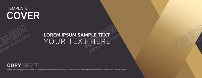 编号：81801010100555376096【酷图网】源文件下载-黑金色banner