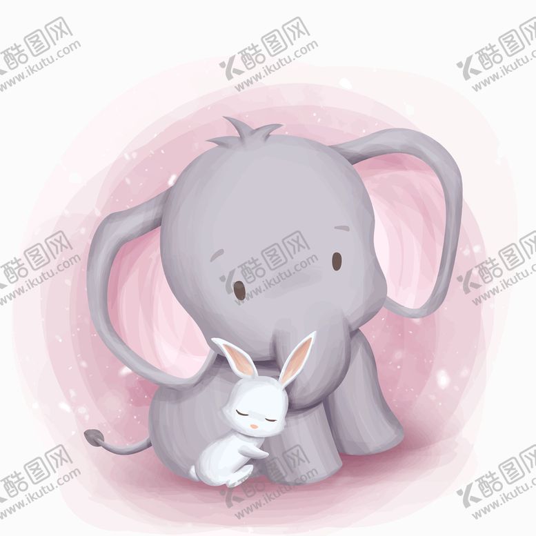 编号：44624609261035188931【酷图网】源文件下载-水彩动物