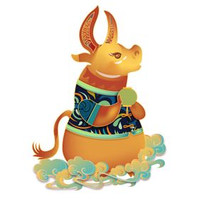 卡通牛形象