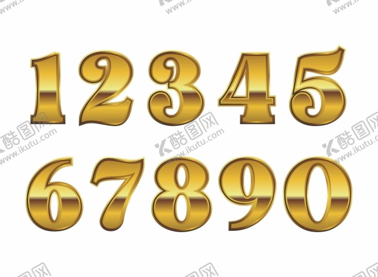 编号：45832302071105524812【酷图网】源文件下载-金色数字