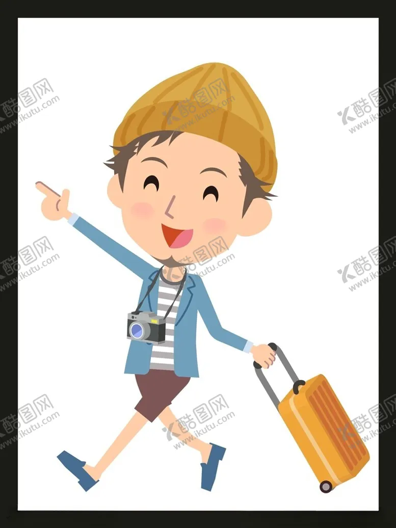 编号：73575602010133301461【酷图网】源文件下载-旅游旅行男孩