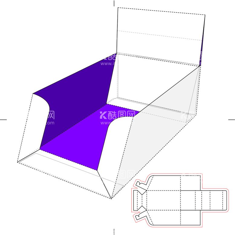编号：92475310151408519905【酷图网】源文件下载-包装盒刀版图 