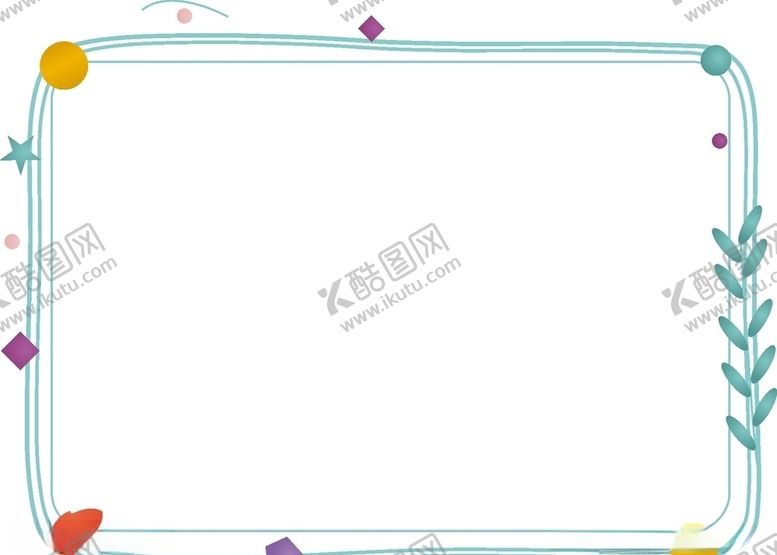 编号：44154710260049158842【酷图网】源文件下载-卡通手绘植物边框