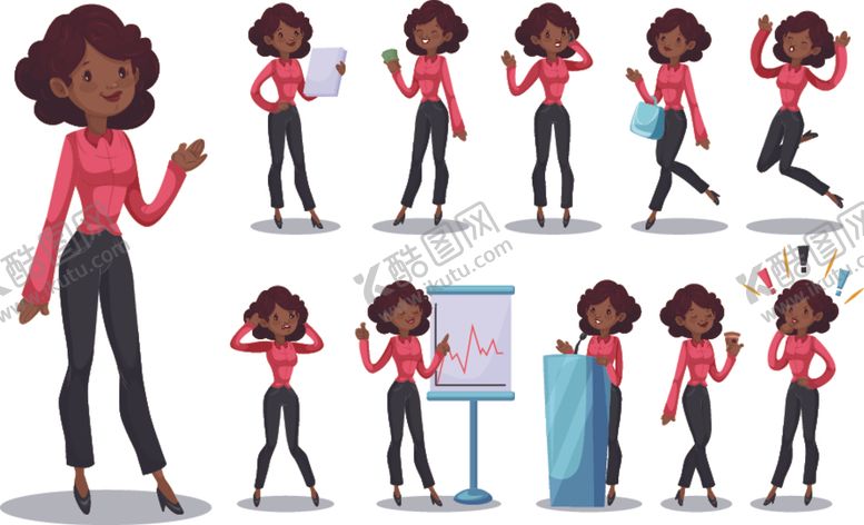 编号：50667109130012011738【酷图网】源文件下载-卡通精英人物