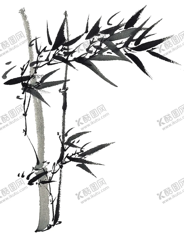 编号：89021706241048304584【酷图网】源文件下载-水墨竹子