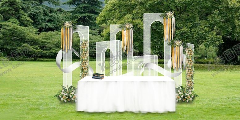 编号：33602309142027445047【酷图网】源文件下载-森系高端几何婚礼