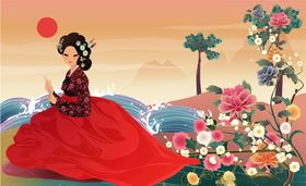 民族女孩