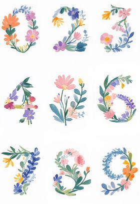 花卉数字插画艺术集