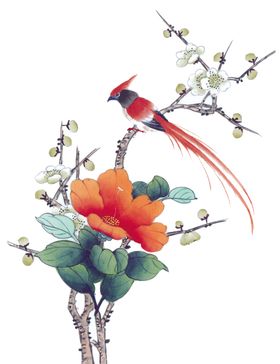手绘花玫瑰花大牌花乱花