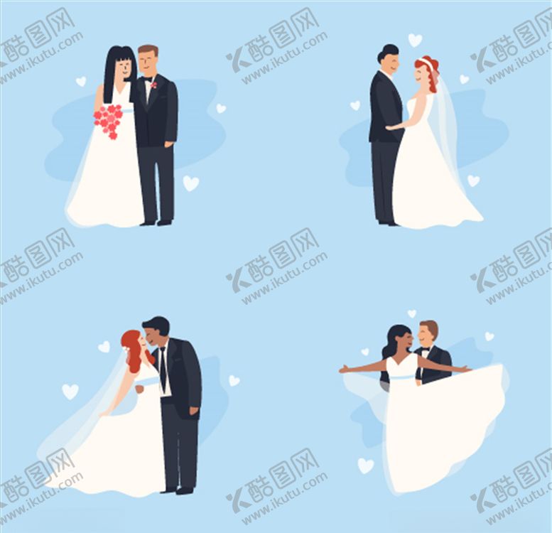 编号：59648610100013007063【酷图网】源文件下载-新郎新娘