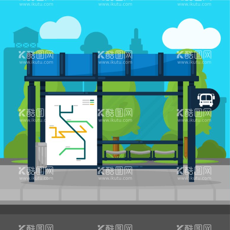 编号：75409212181851198578【酷图网】源文件下载-公交车