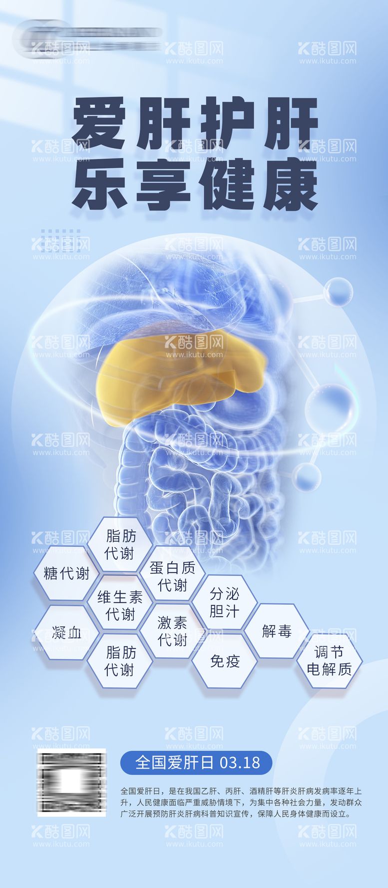 编号：57800312010103186511【酷图网】源文件下载-全国爱肝日海报