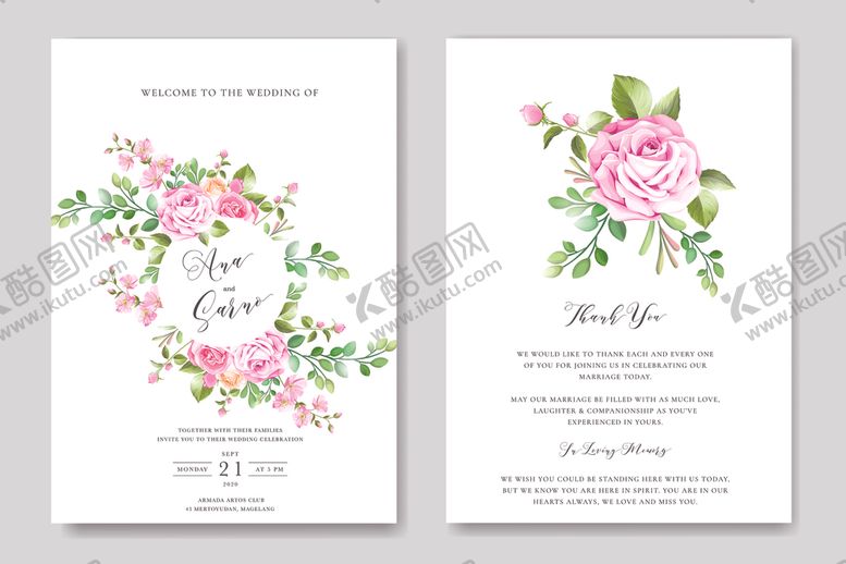 编号：40942209231827516981【酷图网】源文件下载-邀请卡