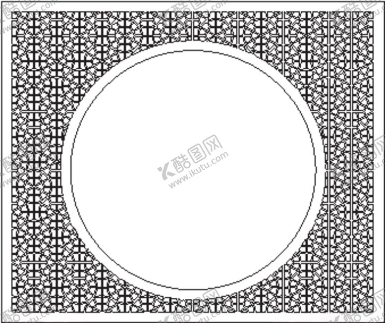 编号：45303009161813516549【酷图网】源文件下载-镂空雕刻背景墙雕花隔断