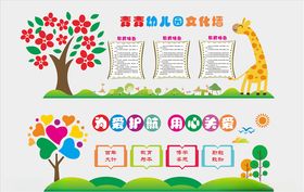 幼儿园文化墙图片