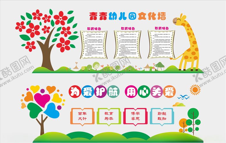 编号：49094206160859597921【酷图网】源文件下载-幼儿园文化墙图片