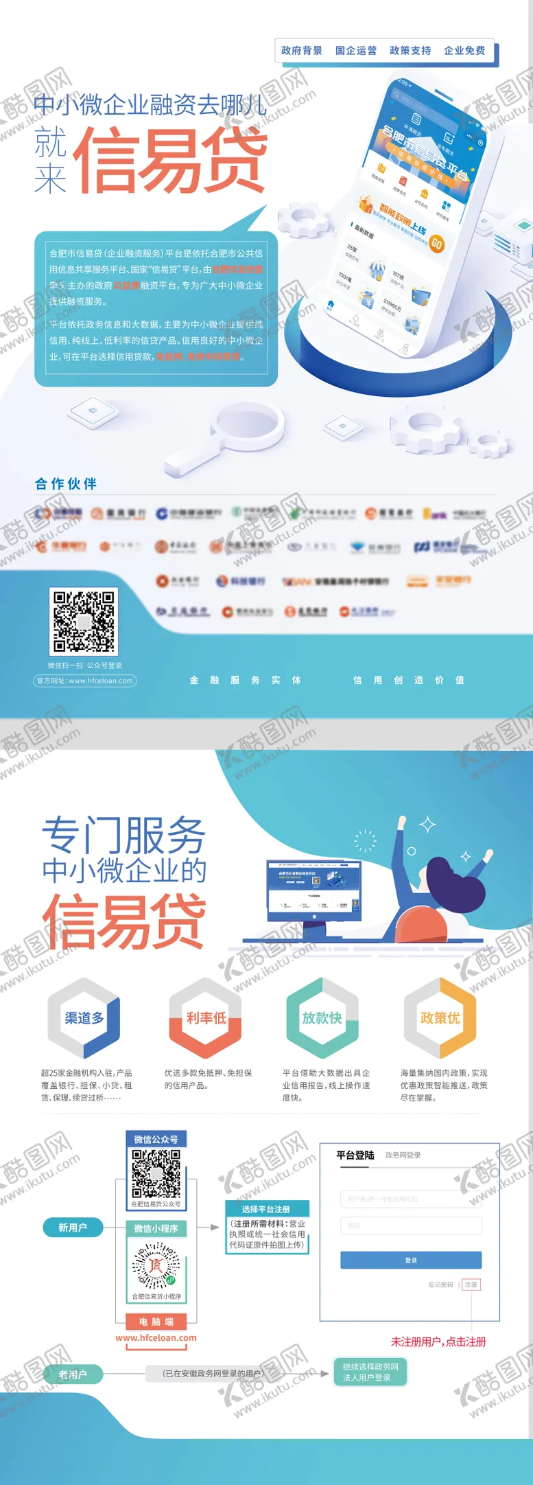 编号：31743305041620543590【酷图网】源文件下载-信贷金融DM宣传单页
