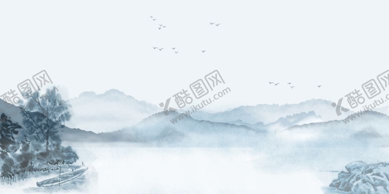 编号：14473109230941103381【酷图网】源文件下载-水墨山水