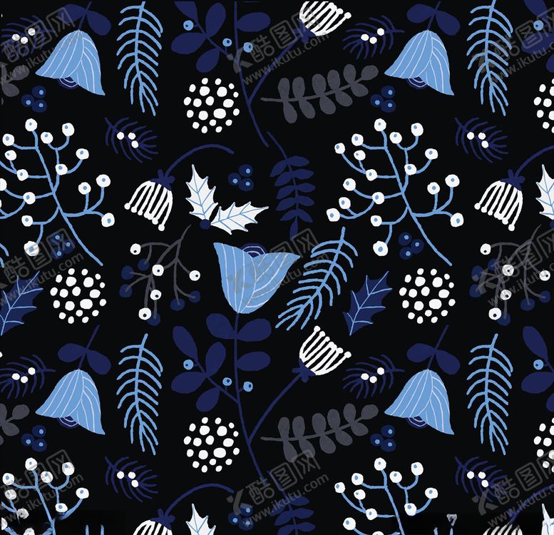 编号：50675710030441122114【酷图网】源文件下载-花卉印花