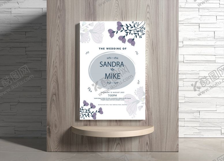 编号：18405110121136063961【酷图网】源文件下载-婚礼海报