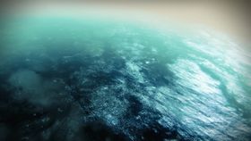 星球大海花纹背景