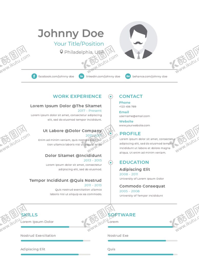 编号：20845209191127362008【酷图网】源文件下载-简历模板