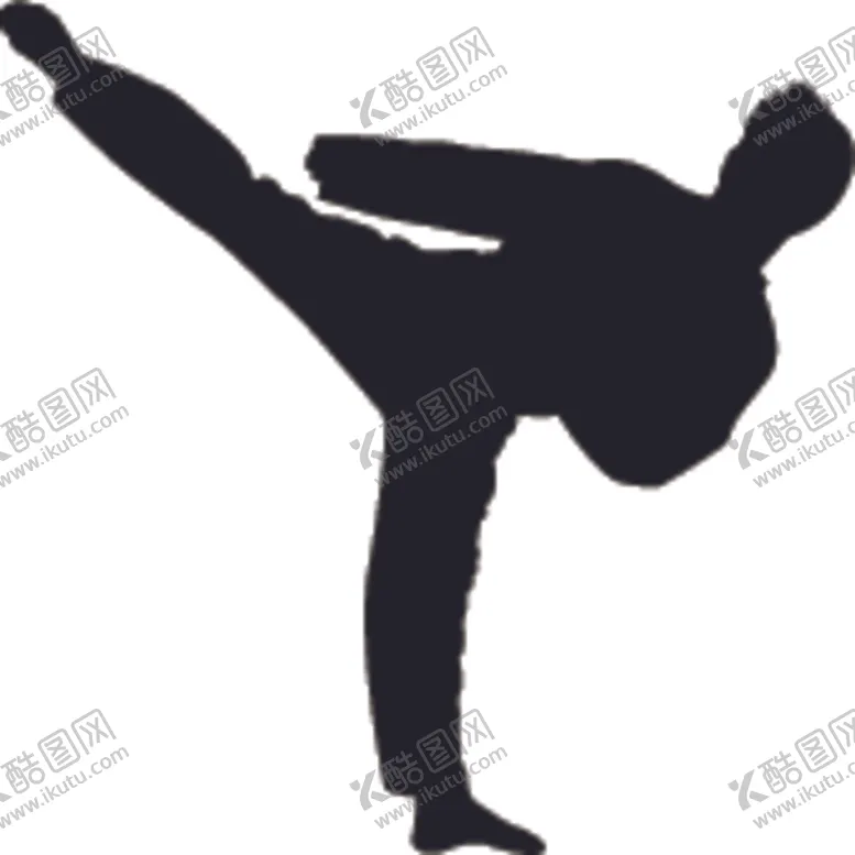 编号：23287203160705556713【酷图网】源文件下载-武术格斗剪影
