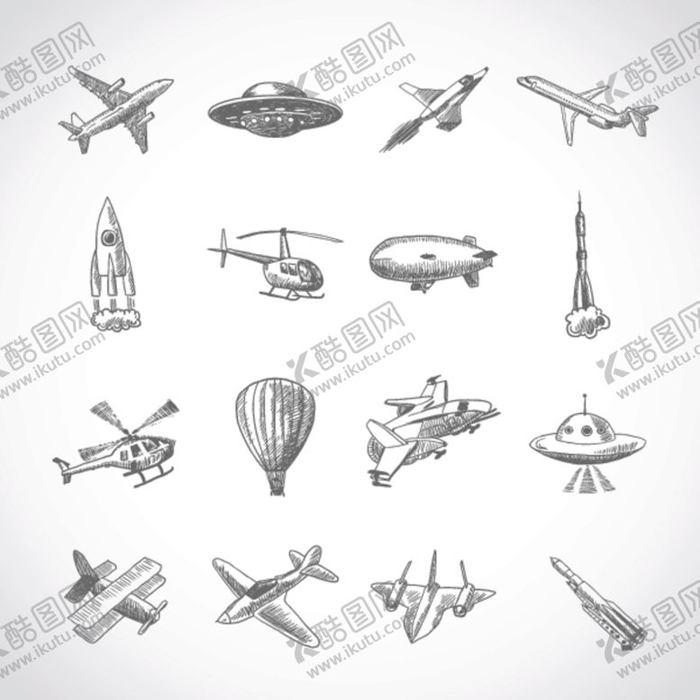 编号：70844607040530294862【酷图网】源文件下载-飞机