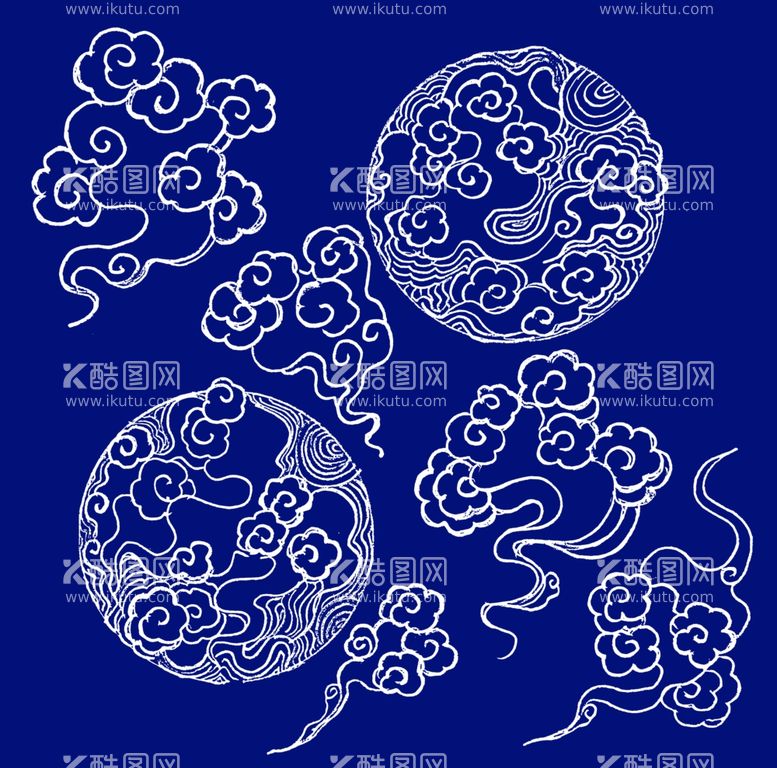 编号：51987311300904372815【酷图网】源文件下载-云朵线描