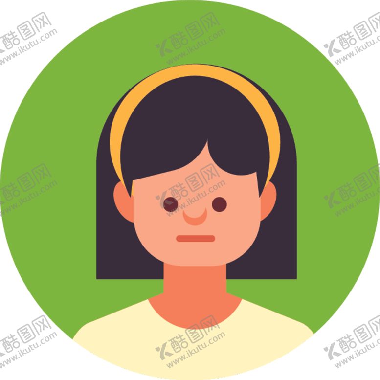编号：32982901311222317573【酷图网】源文件下载-头像人物平面矢量图标