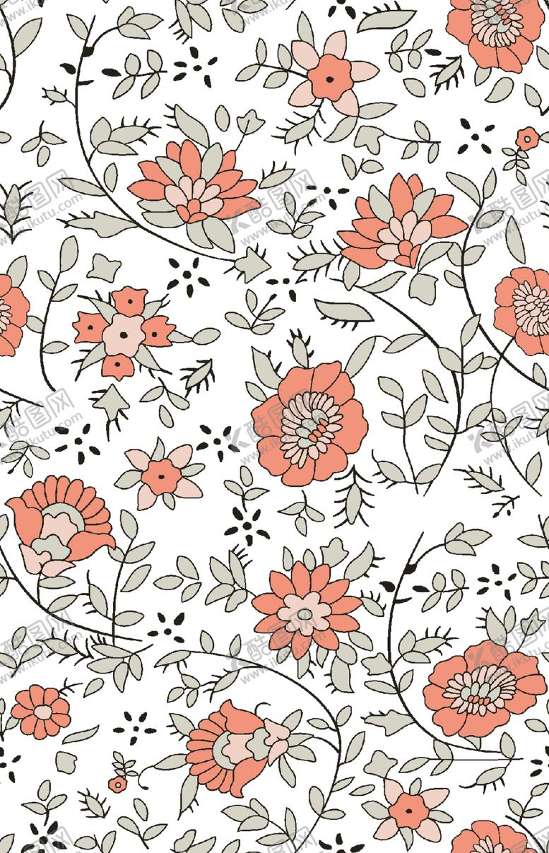 编号：68182509231753433794【酷图网】源文件下载-小碎花花型数码印花女装