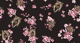 牌女装花型夏季数码印花