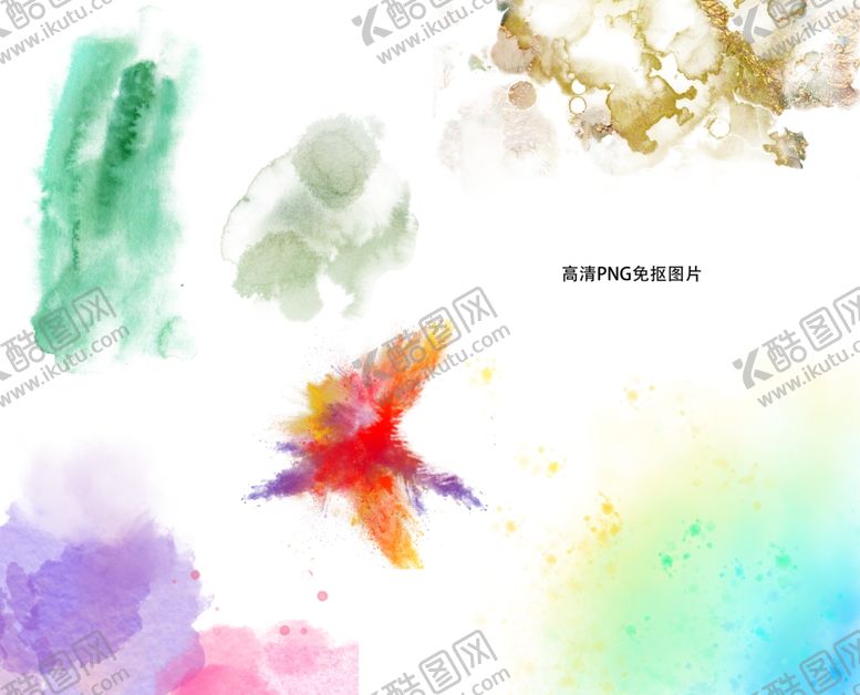 编号：50170902160929556774【酷图网】源文件下载-水彩墨迹